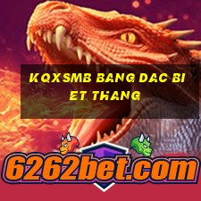 kqxsmb bang dac biet thang