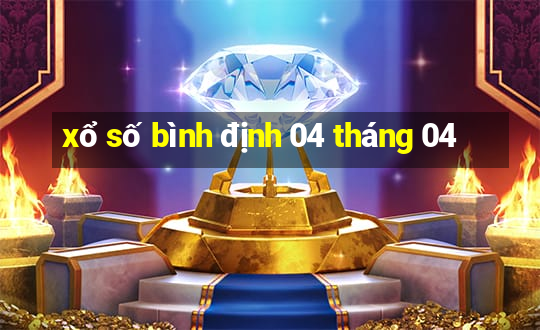 xổ số bình định 04 tháng 04