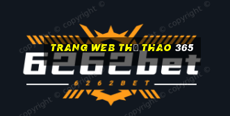 Trang web thể thao 365