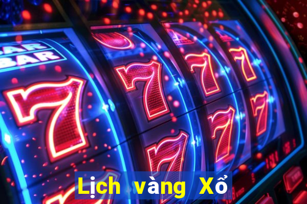 Lịch vàng Xổ số Tải về