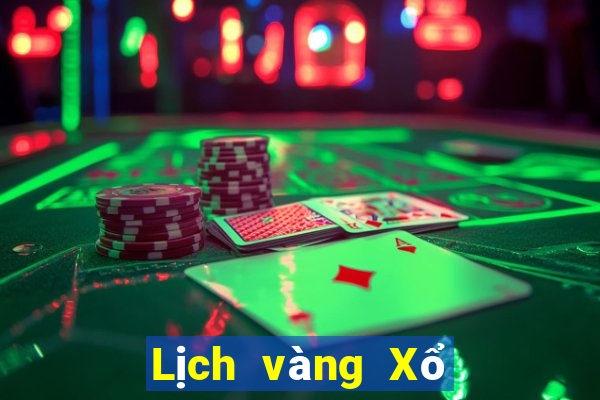 Lịch vàng Xổ số Tải về