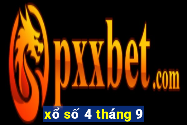 xổ số 4 tháng 9