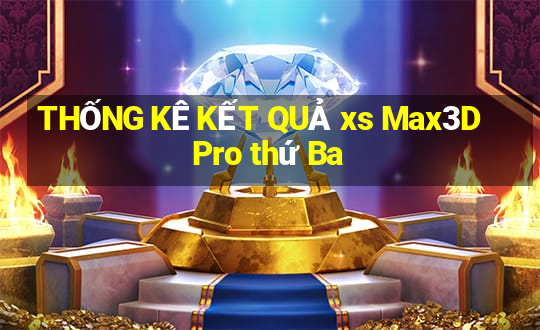 THỐNG KÊ KẾT QUẢ xs Max3D Pro thứ Ba