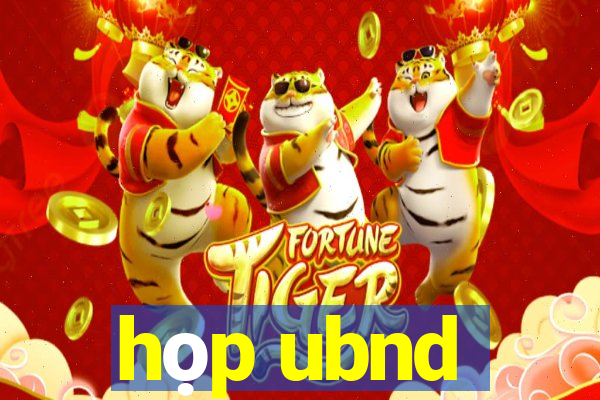 họp ubnd