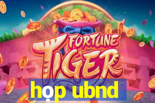 họp ubnd