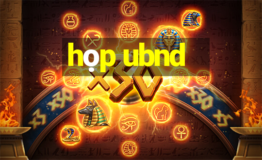 họp ubnd