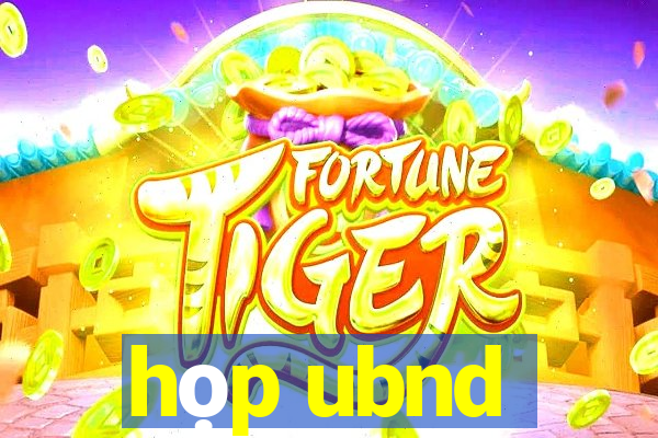 họp ubnd