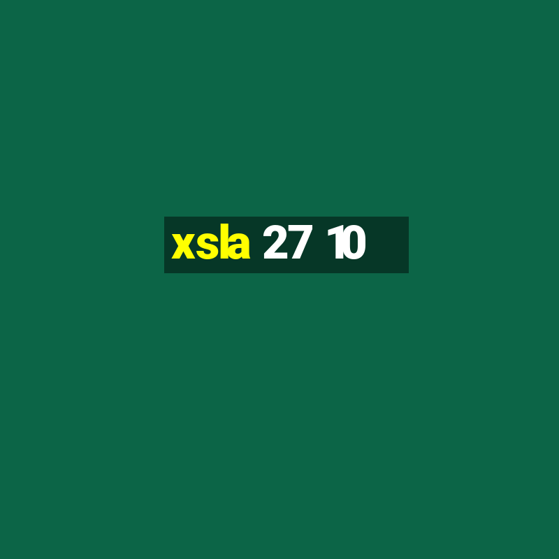 xsla 27 10