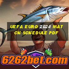 uefa euro 2024 match schedule pdf