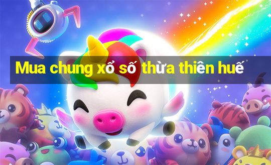 Mua chung xổ số thừa thiên huế