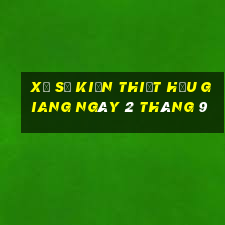 xổ số kiến thiết hậu giang ngày 2 tháng 9