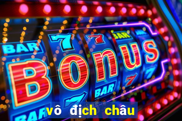 vô địch châu âu clb