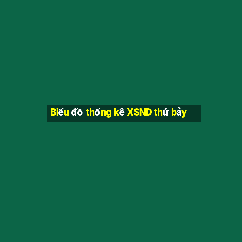 Biểu đồ thống kê XSND thứ bảy