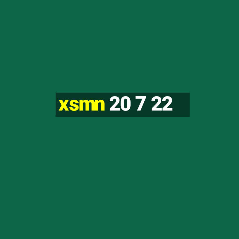 xsmn 20 7 22