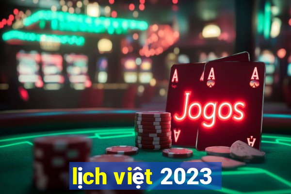 lịch việt 2023