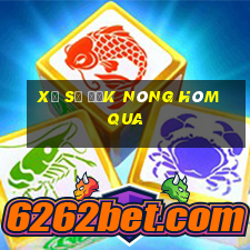 xổ số đắk nông hôm qua