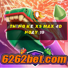 Thống kê XS Max 4D ngày 19