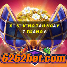 xổ số vũng tàu ngày 7 tháng 6