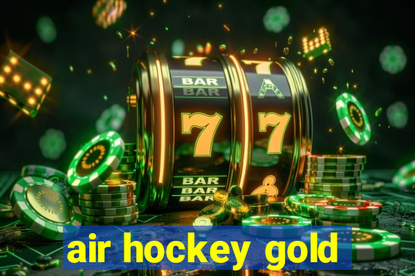 air hockey gold