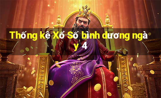 Thống kê Xổ Số bình dương ngày 4