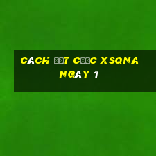 Cách đặt cược XSQNA ngày 1