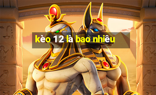 kèo 1 2 là bao nhiêu