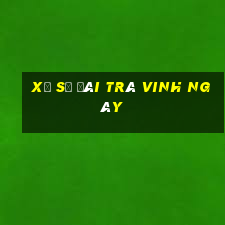 xổ số đài trà vinh ngày