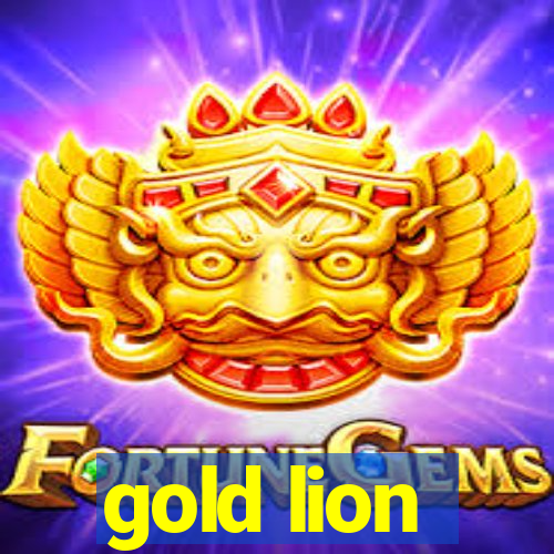 gold lion