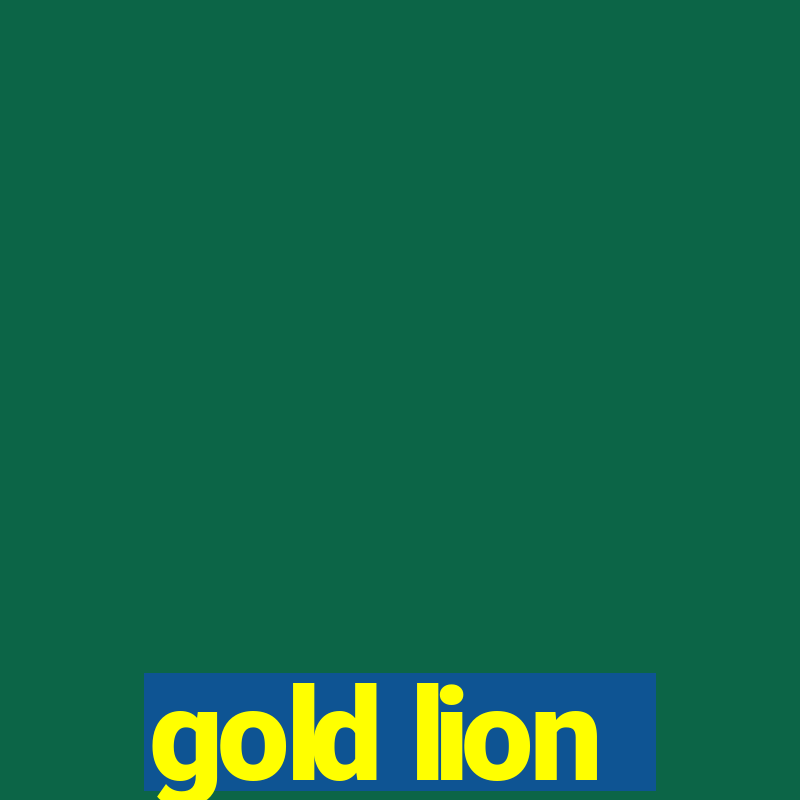 gold lion