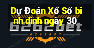 Dự Đoán Xổ Số binh dinh ngày 30