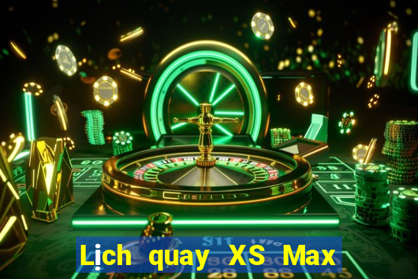 Lịch quay XS Max 4D ngày 6