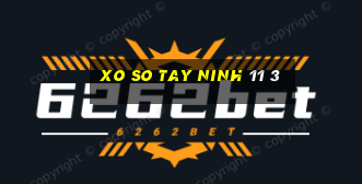 xo so tay ninh 11 3