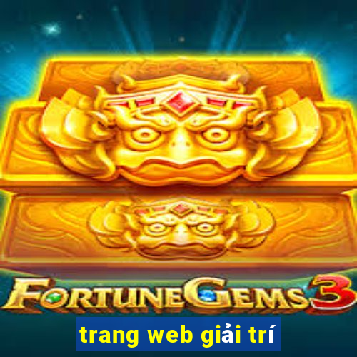 trang web giải trí