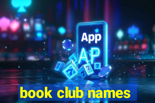 book club names