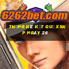 THỐNG KÊ KẾT QUẢ XSHP ngày 26