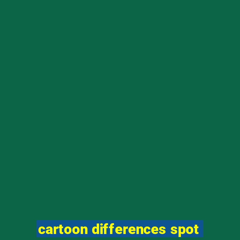 cartoon differences spot