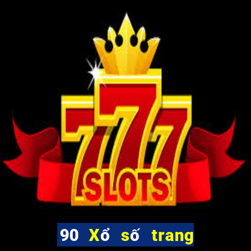 90 Xổ số trang wed một