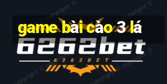 game bài cào 3 lá