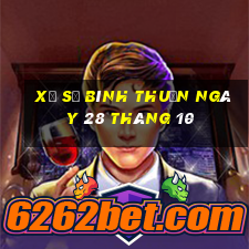 xổ số bình thuận ngày 28 tháng 10