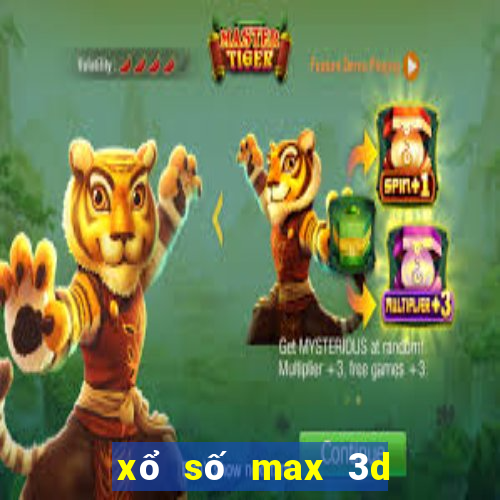 xổ số max 3d là gì