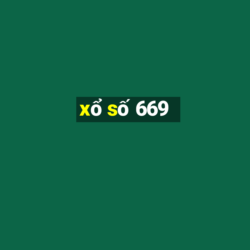 xổ số 669