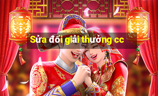 Sửa đổi giải thưởng cc