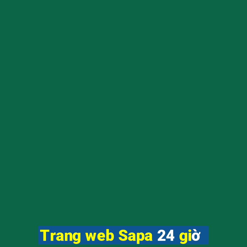 Trang web Sapa 24 giờ