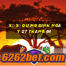 xổ số quảng bình ngày 27 tháng 04