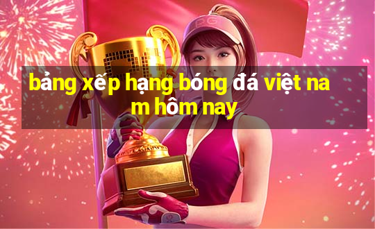 bảng xếp hạng bóng đá việt nam hôm nay