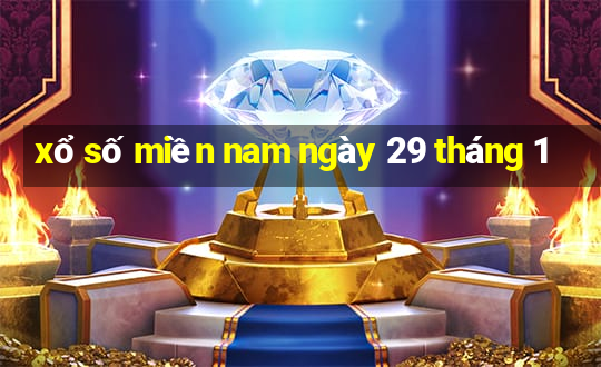 xổ số miền nam ngày 29 tháng 1