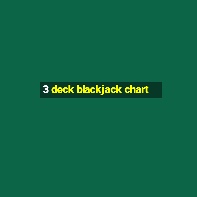 3 deck blackjack chart