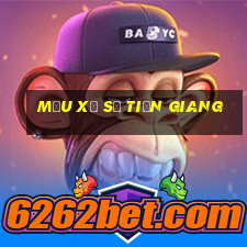 mẫu xổ số tiền giang