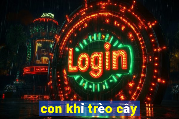 con khỉ trèo cây