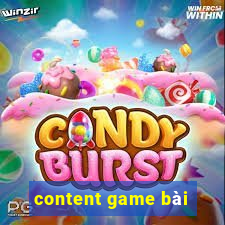 content game bài